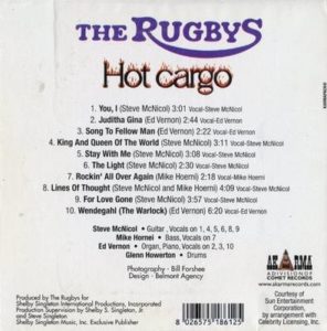Rugbys Back Cover